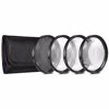 Picture of 67mm Close-Up Filter Set (+1, 2, 4 and +10 Diopters) Magnificatoin Kit for Canon Rebel T6i, T6s, T7i, EOS 80D, EOS 77D Cameras with Canon EF-S 18-135mm is STM Lens