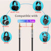 Picture of FAAEAL Balanced Cable Compatible for Hifiman Sundara Arya Ananda HE4XX HE-350 HE400SE HE-400i(Latest Version with Both 3.5mm Plug) HE560 Headphones,4.4mm to Dual 3.5mm AUX Cord (4.4mm 6.5ft)