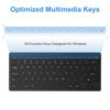 Picture of OMOTON Wireless Keyboard, 2.4G Ultra-Slim Computer Keyboard, Portable and Quiet, Small Wireless Keyboard for Windows Laptop, Computer, Desktop, Tablet and PC (Black)