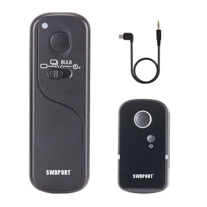 Picture of DSLR Wireless Shutter Release Remote Control E2 Compatible for Fujifilm X-H1 X-M1 X100T X100F X-T20 X-T2 X-T1 X-T10 X-E2 X-E2S X-A1 X-A2 X-A3 X-A5 X-A10 X-A20 X70 X30 GFX50S XQ1 XQ2 FinePix S1 X-PRO2