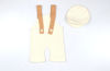 Picture of Giggle Angel Newborn Photography Props Set Baby Boy Newborn Outfits Overalls Boy Costume with Cap 0-1 Month