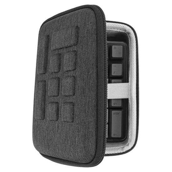 Picture of Geekria Numeric Keyboard Case for 23 Keys | 19 Keys Wireless Portable Number Pad, Compatible with Motospeed Macro Mechanical Numeric Keypad, Koolertron One Handed 23Fully Keyboard.