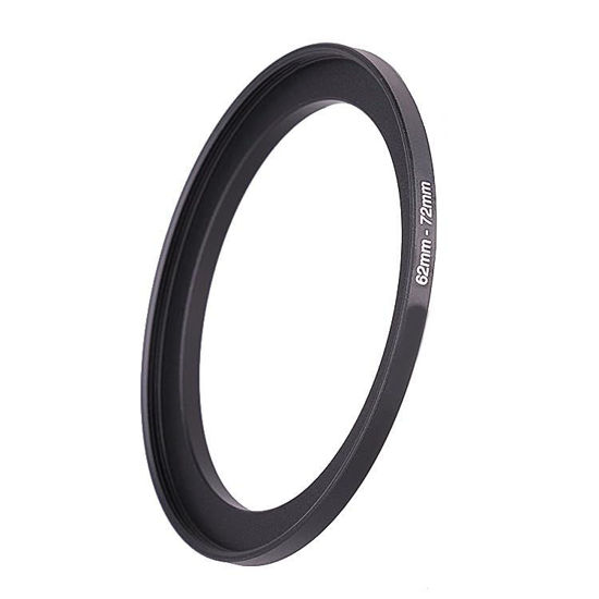 Picture of 62mm Lens to 72mm Camera Lens Adapter,62mm to 72mm Filter Step up Ring Adapter Ring,Compatible with All 72mm UV,CPL,ND,Lens Hood,Threaded Lens ect.