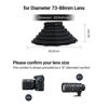 Picture of [Upgraded] Silicone Lens Hood,Anti Reflective Camera Lens Hood for Diameter 73-88mm Lens,Foldable Reversible Lens Shade for Canon EF 17-40 18-200 EF-S 10-22 Nikon AF-S 10-24 16-35 17-55 and More Lens