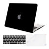 Picture of MOSISO Compatible with MacBook Air 13 inch Case (Models: A1369 & A1466, Older Version 2010-2017 Release), Protective Plastic Hard Shell Case & Keyboard Cover & Screen Protector, Black