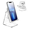 Picture of MoKo Acrylic Tablet Stand, Adjustable Angle Phone Stand for Desk, Compatible with iPad 10th, iPad Pro 11/12.9 2022, iPad Air 5 4 3/Mini, iPhone 14/14 Pro Max/13/13 Pro Max/12 (4-12.9"), Clear