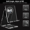 Picture of MoKo Acrylic Tablet Stand, Adjustable Angle Phone Stand for Desk, Compatible with iPad 10th, iPad Pro 11/12.9 2022, iPad Air 5 4 3/Mini, iPhone 14/14 Pro Max/13/13 Pro Max/12 (4-12.9"), Clear