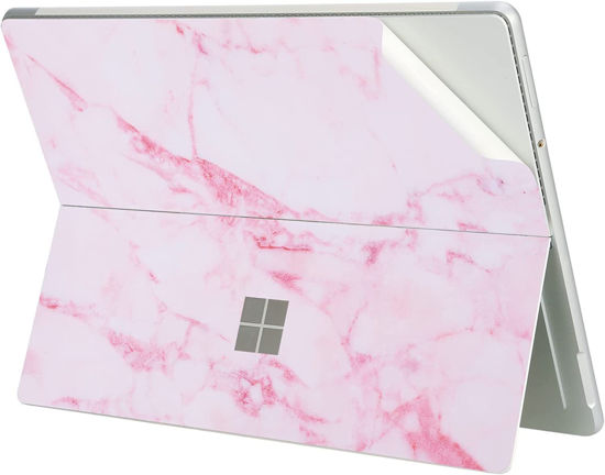 Picture of Digi-Tatoo Ultra Thin Protective Tablet Cover Skin Decal Sticker for Microsoft Surface Pro 9 (2022 Release), Easy Apply, Anti-Scratch, Residue Free Vinyl Skin [Pink Marble]