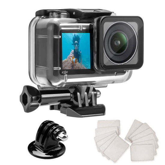 Picture of Waterproof Housing Case for DJI OSMO Action 3, Underwater Diving Protective Shell 45M with Bracket Accessories