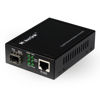 Picture of MokerLink Gigabit SFP to RJ45 Converter, Fiber to Ethernet Media Converter, 10/100/1000Mbps RJ45 Port, 1000Base-SX/LX SFP Slot, Support MiniGBIC Module