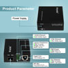 Picture of MokerLink Gigabit SFP to RJ45 Converter, Fiber to Ethernet Media Converter, 10/100/1000Mbps RJ45 Port, 1000Base-SX/LX SFP Slot, Support MiniGBIC Module