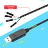 Picture of CenryKay PL2303HX USB to TTL Serial Adapter USB to RS232 TTL Converter Download Flash Line USB to Serial Port for Arduino Download Cable (4PCS)