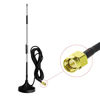 Picture of CORONIR SMA Antenna 12DBi 4G LTE CPRS GSM 3G 2.4G WCDMA Omni Directional Antenna with Magnetic Base Extension Cable for WiFi Router Mobile Broadband Outdoor-Pack of 2