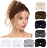 Picture of Huachi Headbands for Women Fashion Knotted Headbands Non Slip Boho Womens Headbands Soft Stretchy Hair Bands for Women’s Hair, Wide Turban Head Bands Cute Hair Accessories Solid Colors