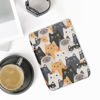 Picture of kwmobile Case Compatible with Kobo Clara 2E / Tolino Shine 4 Case - eReader Cover - Cats Orange/Black/White