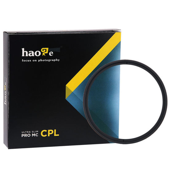 Picture of Haoge 52mm MC CPL Circular Polarizer Polarizing Lens Filter for Nikon Nikkor AF 50mm F1.4D, 50MM F1.8D, 35mm F2D, 28mm f2.8D, 35mm F1.8G, 40mm F2.8G Lens