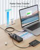 Picture of Powered USB Hub 3.0, Wenter 5 Ports USB 3.0 Hub (4 Data Transfer Ports+ 1 Smart Charging Port) with Individual LED On/Off Switches, USB Hub 3.0 Powered with 15W Power Supply for PC, MAC