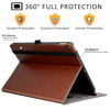 Picture of Ztotop Case for iPad 6th/5th Generation 9.7 Inch 2018/2017/iPad Air 2 & 1, Premium PU Leather Business Folding Cover with Auto Wake/Sleep, Multiple Viewing Angles for iPad Air 2nd/1st Gen, Brown