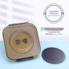 Picture of Lens Filter Case for 82mm/86mm/95mm/105mm, Moistureproof Water-Resistant Up to 0.47" Thick UV ND CPL Filter Storage Holder Box with Replaceable Silica Gel Dehumidifier Desiccant and Anti-Shake Gaskets