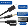 Picture of SHINETEC MMI MDI Aux Charing Cable 3.5 mm Music Adapter for Merced-ES Ben-z, Compatible with IP 14 13 12 11 Pro Max Xs Max XR 8 7 6