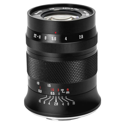 Picture of Meike 60mm F2.8 Magnification Macro Manual Focus APS-C Lens Compatible with Fujifilm X Mount Mirrorless Cameras X-T1 X-T2 X-T3 X-T4 X-T5 X-T10 X-T20 X-T100 X-T200 XPro1 X-S10