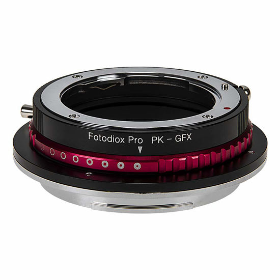 Picture of Fotodiox DLX Lens Mount Adapter Compatible with Pentax K AF (KAF) Lenses to Fujifilm GFX G-Mount Mirrorless Cameras