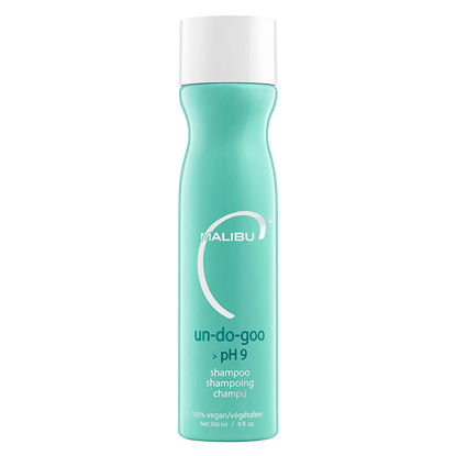 Picture of Malibu C Un-Do-Goo Shampoo (9 oz) - Clarifying Shampoo to Remove Product Build Up + Resins from Hair - Shine Restoring, Moisturizing Cleansing Shampoo