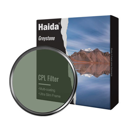 Picture of Haida Greystone CPL Filter Optical Glass Multi-Coating Nano Coating Waterproof Scratch Resistant SLR Camera Lens Circular Polarizer Filter（49MM）