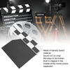 Picture of Movie Directors Clapboard, Professional Density Board Film Movie Clapper Board Support Writting, with Magnetic, Easy to Hold, Film Clap Board Slate Cut Action Scene Clapper(Black)