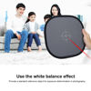 Picture of Bindpo Camera Balance Focus Card,30cm Wear-Resistant Waterproof Anti-Deformation Foldable 18% Grey White Balance Reference Card with Bag Photography Accessory