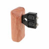 Picture of CAMVATE DSLR Wood Wooden Handle Grip Mount Support for DV Video Cage Rig (Left Hand) - 1242