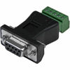 Picture of StarTech.com RS422 RS485 Serial DB9 to Terminal Block Adapter - Serial adapter - 5 pin terminal block to DB-9 (M) - black - DB92422