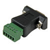 Picture of StarTech.com RS422 RS485 Serial DB9 to Terminal Block Adapter - Serial adapter - 5 pin terminal block to DB-9 (M) - black - DB92422