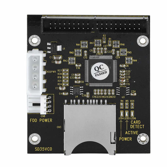 Picture of ASHATA SD Card to 2.5 Inch IDE Adapter,TF Memory Card to IDE 40Pin Male Adapter for DOS/Linux/Windows 98SE, Me, 2000, XP and for Vista.