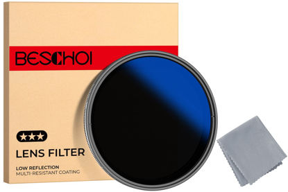 Picture of Beschoi 40.5mm MRC Variable ND Filter ND2-ND400, Neutral Density Adjustable ND Filter (0.3 to 2.7,1 to 9 Stops), Multi Layer Coated Optical Glass, Water Repellent & Scratch Resistant Ultra Slim Filter