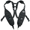 Picture of MANGEMA Universal Double Radio Shoulder Holster Chest Harness Vest Rig Two Way Radio Harness Shoulder Radio Holder Radio Holster for Firefighter Police Walkie Talkie Rescue Essential