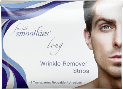 Picture of Facial Smoothies LONG Wrinkle Remover Strips, 48 forehead anti wrinkle patches