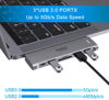 Picture of USB C Adapter for MacBook Pro/MacBook Air M1 M2 2021 2020 2019 2018 13" 15" 16", 6 in 1 USB-C Hub MacBook Pro Accessories with 3 USB 3.0 Ports,USB C to SD/TF Card Reader and 100W Thunderbolt 3 PD Port