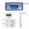 Picture of DTECH FTDI USB to Serial Adapter Cable DB9 RS232 Male Port FT232RL Chipset Supports Windows 11 10 8 7 and Mac Linux (6 Feet)