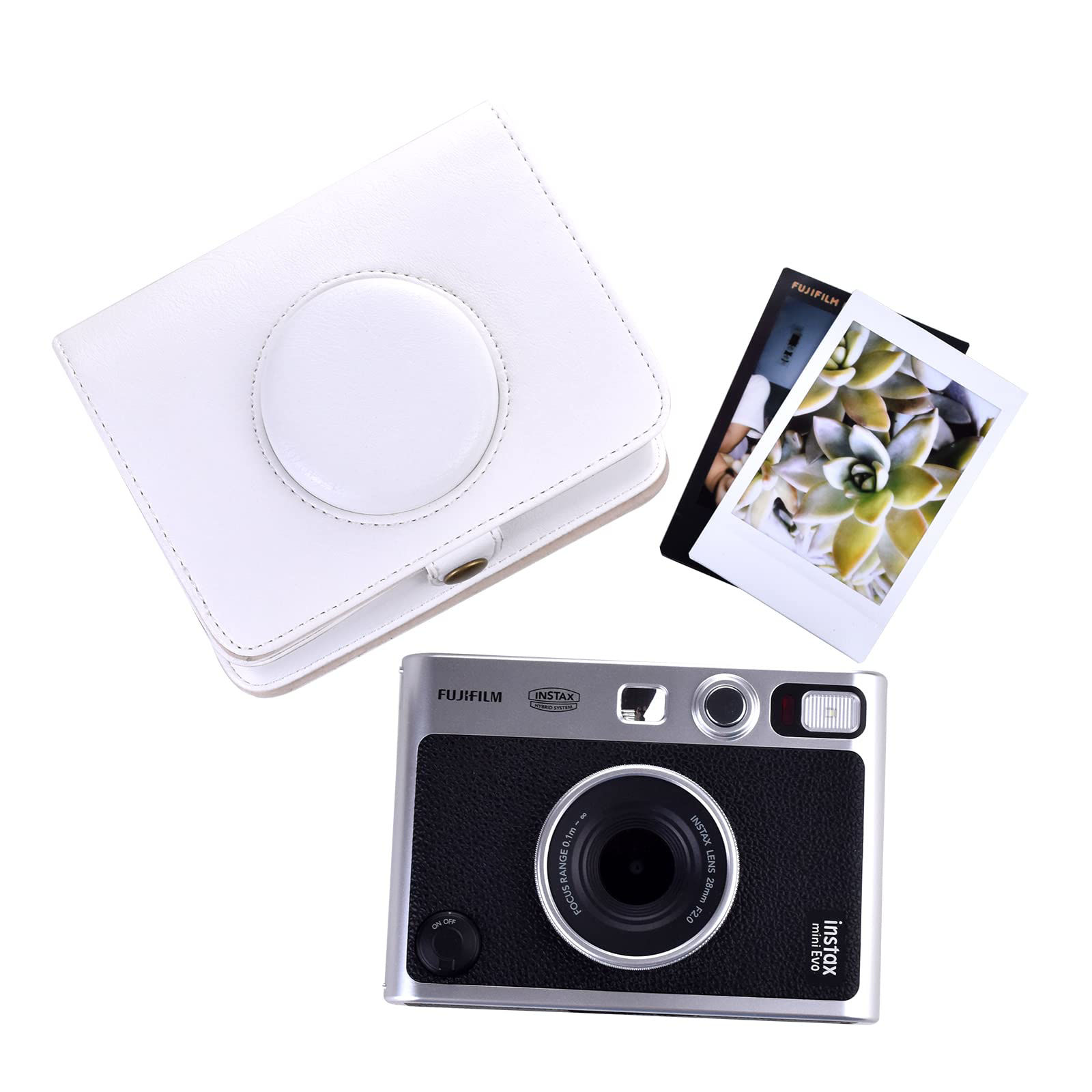 Getuscart Muziri Kinokoo Instax Mini Evo Case Pu Leather Protective Case For Fuji Instax Mini