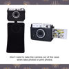 Picture of MUZIRI KINOKOO Instax Mini EVO Case - PU Leather Protective Case for Fuji Instax Mini EVO/Polaroid Mini EVO Camera - with Adjustable Shoulder Strap - Black