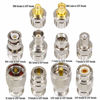 Picture of BOOBRIE 10PCS RF Coaxial Connector Sets UHF Adapter Kit UHF Female Connector UHF to SMA / UHF to BNC / UHF to N / UHF to F Adapter UHF Cable Connector Female to Female Cable Connectors SO239 Connector