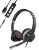 Picture of USB Headset with Noise Cancelling Microphone, Single-Sided Computer Headphone with in-line Control, 270 Degree Boom Mic, Wired Lightweight 3.5mm Cell Phone Headset for Conference Call, Laptop