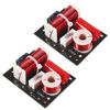 Picture of AEDIKO 2pcs 2 Way 400W Audio Speaker Frequency Divider Module 2 Way Treble/Bass 2 Unit Hi-Fi Audio Crossover Filter Frequency Distributor