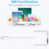 Picture of [Apple MFi Certified] Lightning to RJ45 Ethernet Adapter, 2 in 1 Ethernet LAN Network Adapter with Charge Port Compatible with iPhone 14 13 12 11/iPad,100Mbps,Plug and Play, Support All iOS