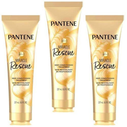 Picture of Pantene Deep Conditioning Hair Mask Miracle Rescue Pro-V , 8 Fl Oz (Pack of 3)- Total 24.0 Fl oz