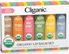 Picture of Cliganic USDA Organic Lip Balm Set (2 Packs of 6 Tubes), 100% Natural Moisturizer for Cracked & Dry Lips