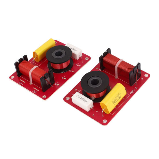 Picture of uxcell 2 Pcs 100W 2-Way Speaker System Audio Crossover Filters Frequency Distributor