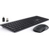 Picture of Wireless Keyboard and Mouse Combo, 2.4G USB Full Size Slim Keyboard with Numeric Keypad, Silent Wireless Keyboard Mouse for Computer Mac Desktop Notebook PC Laptop, Long Battery Life