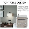 Picture of Mini Digital Portable Music MP3/4 Player Micro SD/TF USB Disk Speaker FM Radio (Silver)